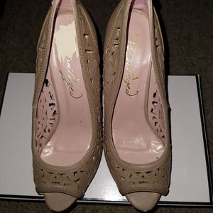 Tan Kitten Heels